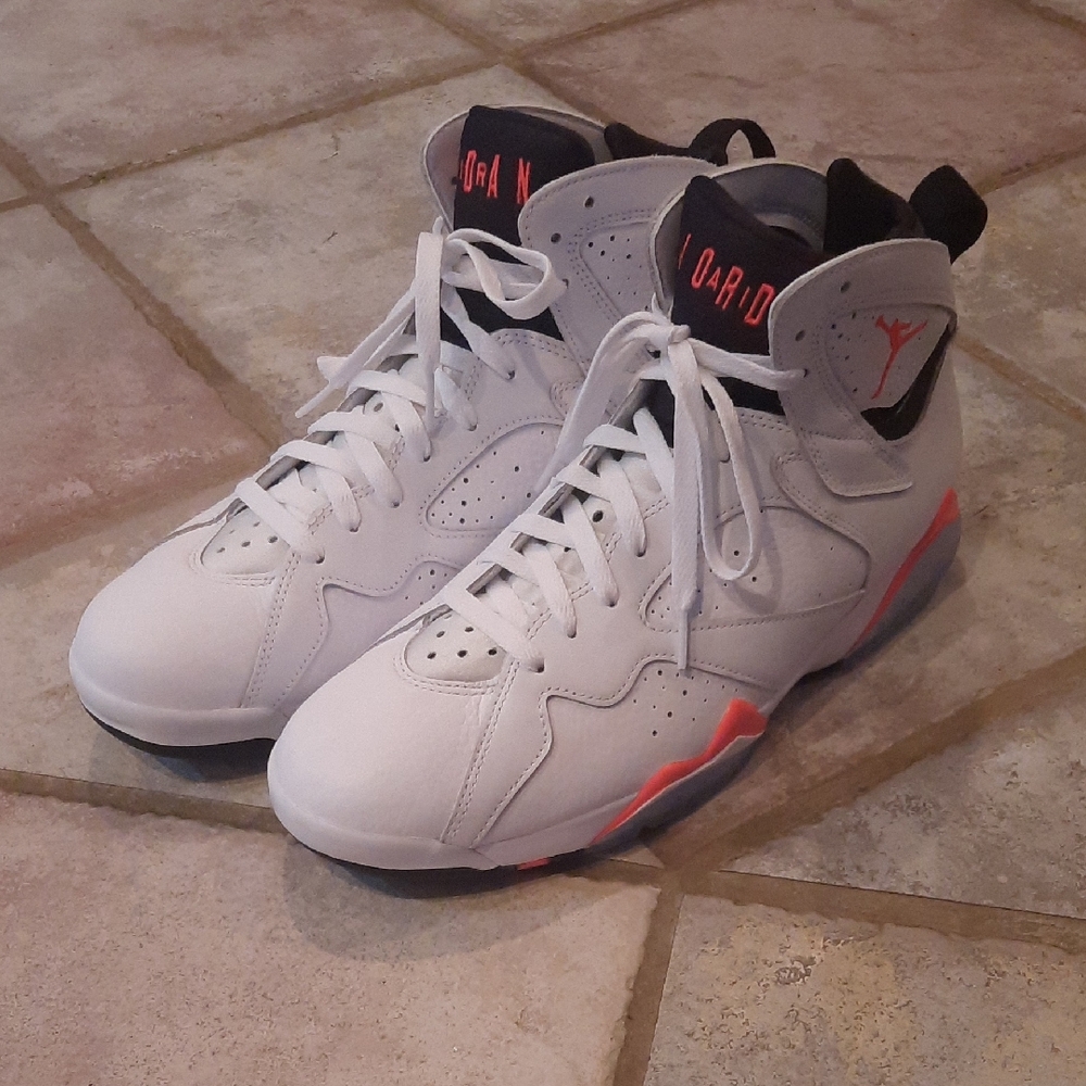 Jordan 7 White Infrared Shoes
